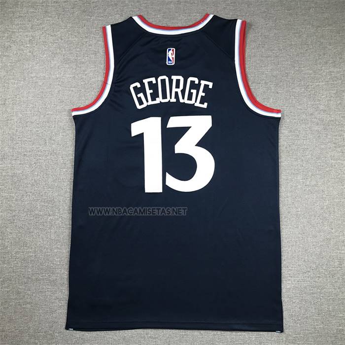 Camiseta Los Angeles Clippers Paul George NO 13 Icon 2024-25 Azul